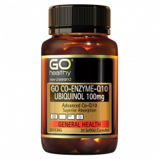 GO Healthy GO Co-Q10 Ubiquinol 100mg 30 Capsules GO Healthy GO Co-Q10 Ubiquinol 100mg 30 Capsules