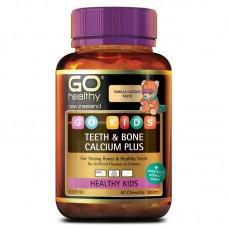 GO Healthy GO Kids Teeth & Bone Calcium Plus 60 Chewable Tables