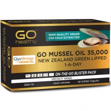GO Healthy Go Mussel Oil 35000mg 1 A Day 60 Capsules GO Healthy Go Mussel Oil 35000mg 1 A Day 60 Capsules