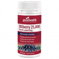Good Health Bilberry 25000 Plus Lutein 6mg 60 Capsules