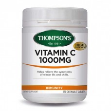 Thompson's Vitamin C 1000mg Chewable 150 Tablets Thompson's Vitamin C 1000mg Chewable 150 Tablets